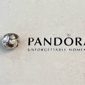 Pandora 14kt gold & silver many hearts bracelet charm